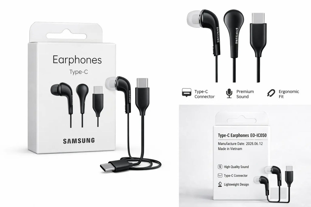 Samsung Type-C Earphones – Premium Sound, Ergonomic Fit, In-Ear Wired Samsung